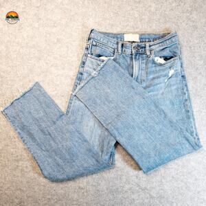 Everlane The Way High Skinny Jeans Blue Medium Wash Denim Pockets Women's 27 Reg